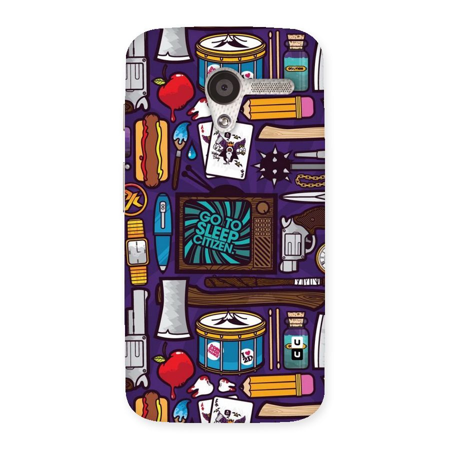 Go To Sleep Back Case for Moto X