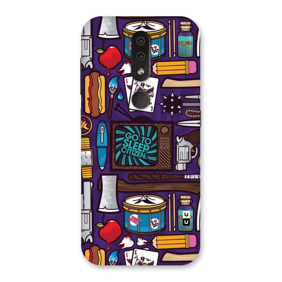 Go To Sleep Back Case for Nokia 4.2