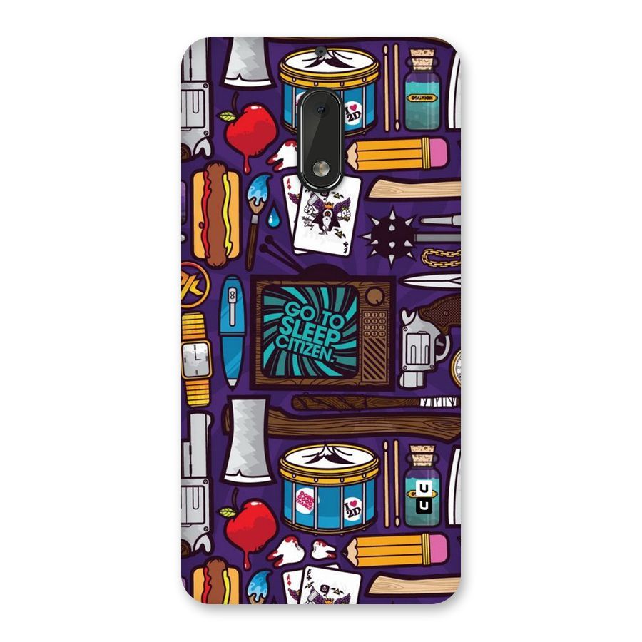 Go To Sleep Back Case for Nokia 6