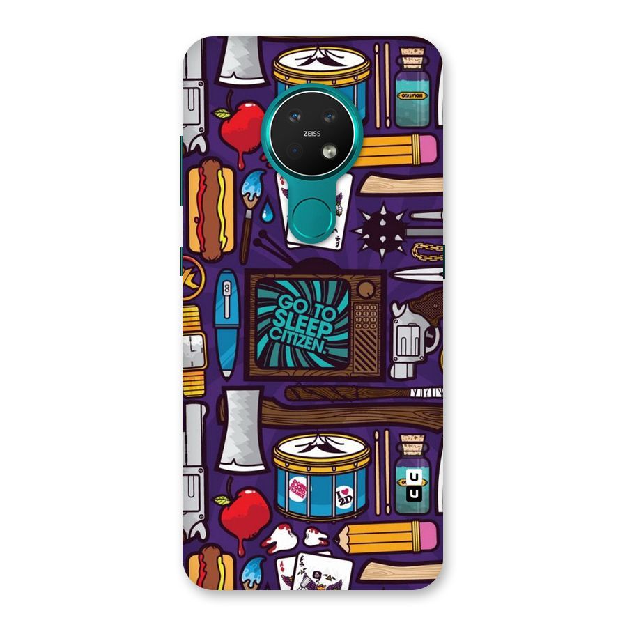 Go To Sleep Back Case for Nokia 7.2