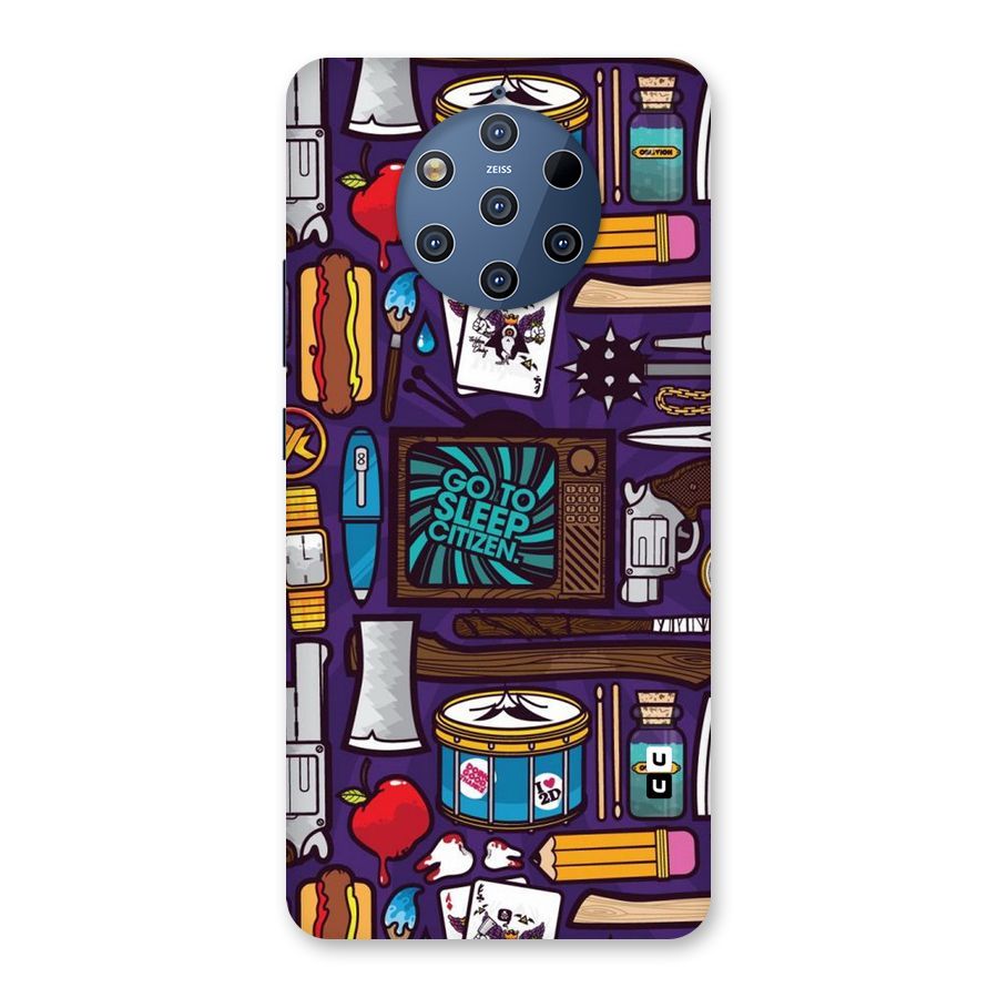 Go To Sleep Back Case for Nokia 9 PureView