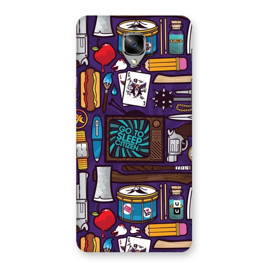 Go To Sleep Back Case for OnePlus 3