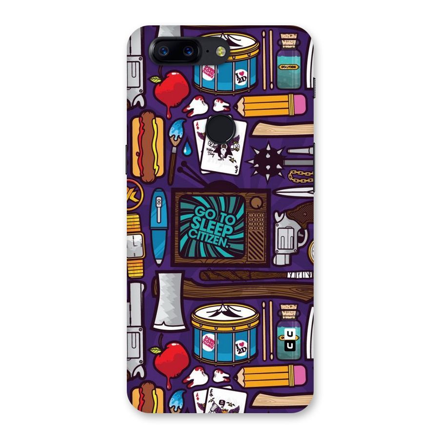 Go To Sleep Back Case for OnePlus 5T