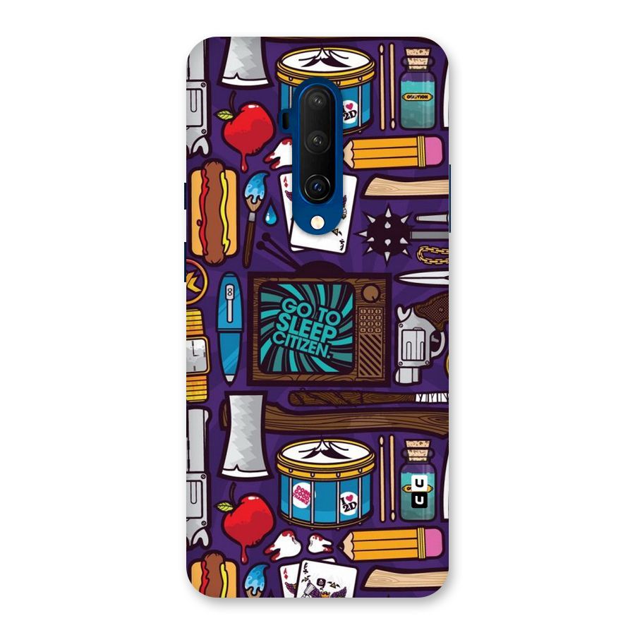 Go To Sleep Back Case for OnePlus 7T Pro