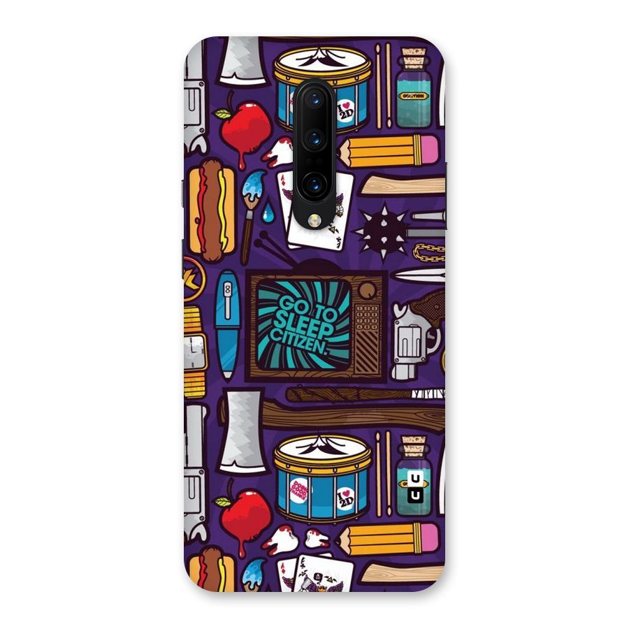 Go To Sleep Back Case for OnePlus 7 Pro