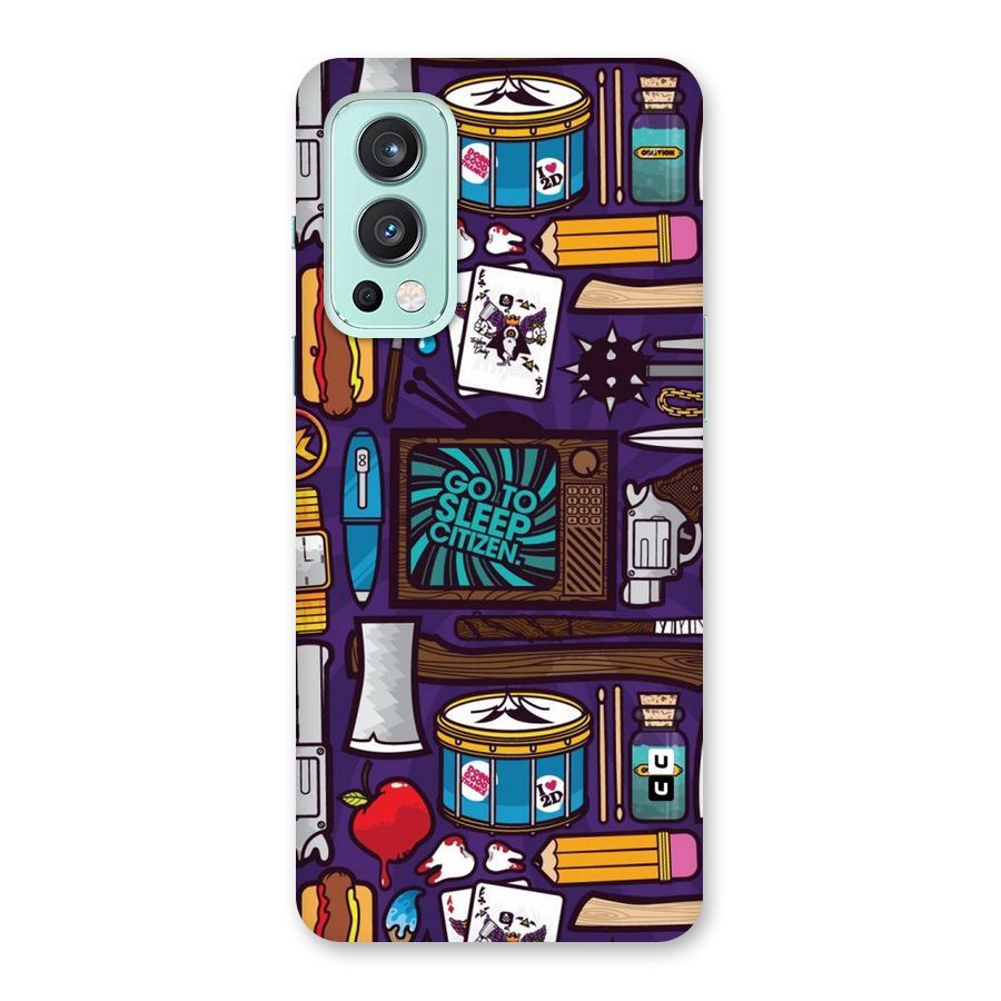 Go To Sleep Back Case for OnePlus Nord 2 5G