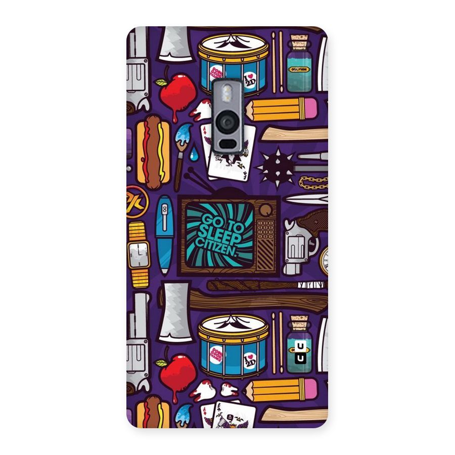 Go To Sleep Back Case for OnePlus Two