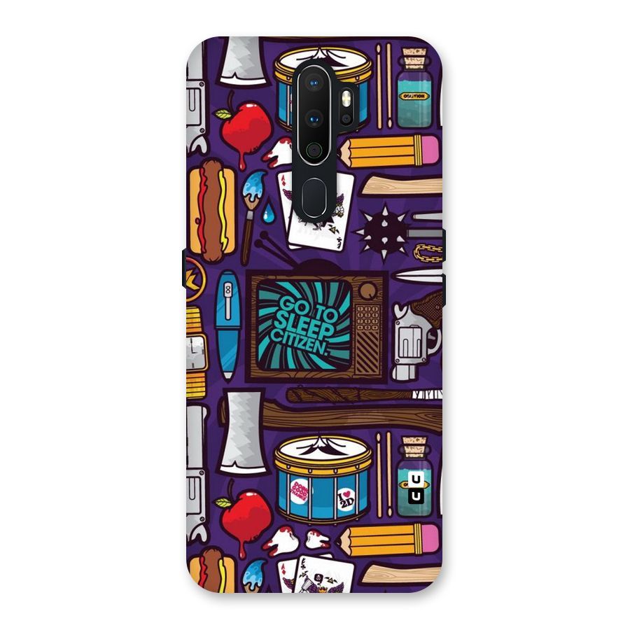 Go To Sleep Back Case for Oppo A5 (2020)
