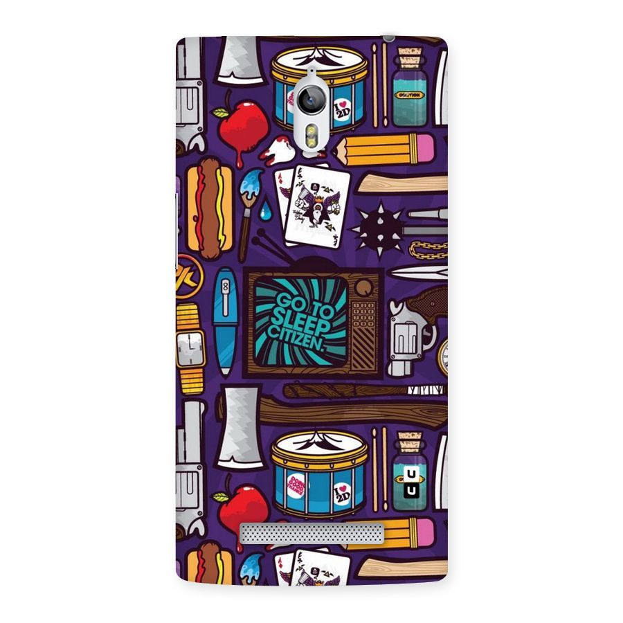 Go To Sleep Back Case for Oppo Find 7