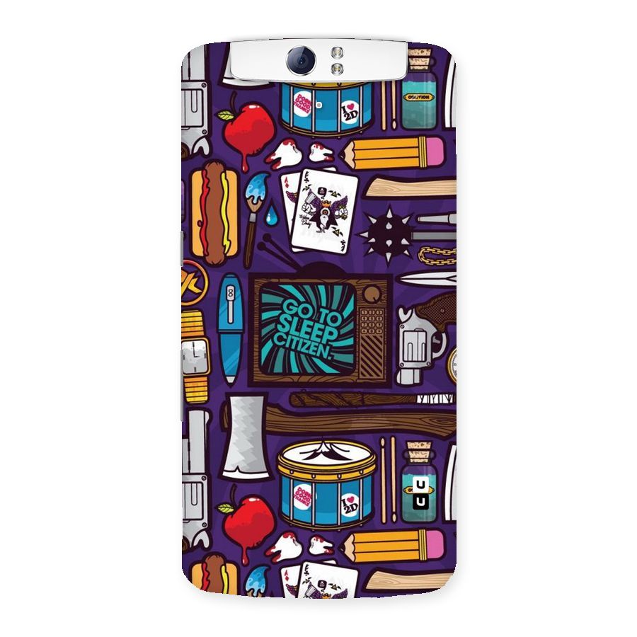 Go To Sleep Back Case for Oppo N1