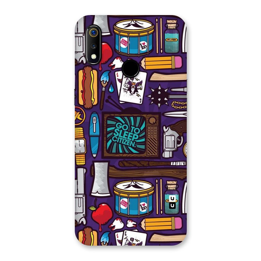 Go To Sleep Back Case for Realme 3