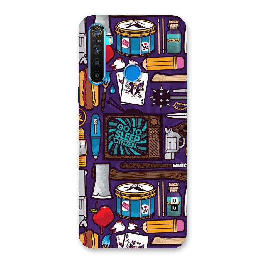 Go To Sleep Back Case for Realme 5s