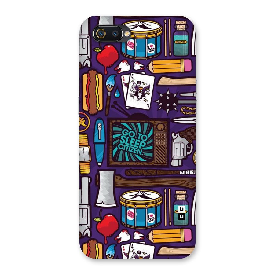 Go To Sleep Back Case for Realme C2