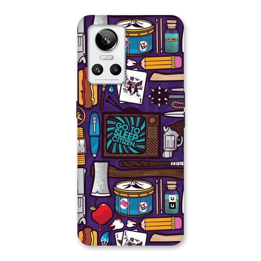 Go To Sleep Back Case for Realme GT Neo 3