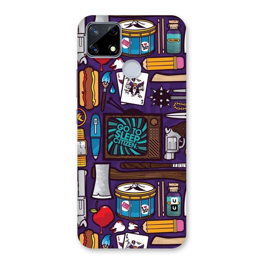 Go To Sleep Back Case for Realme Narzo 20