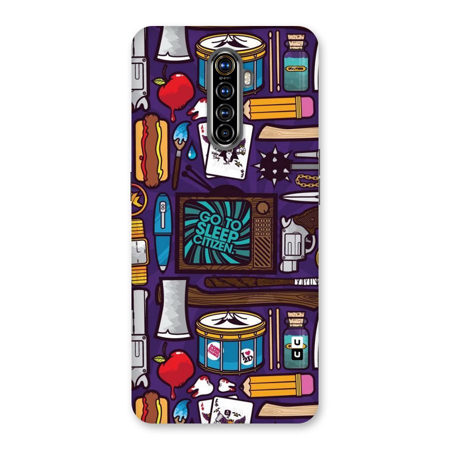 Go To Sleep Back Case for Realme X2 Pro
