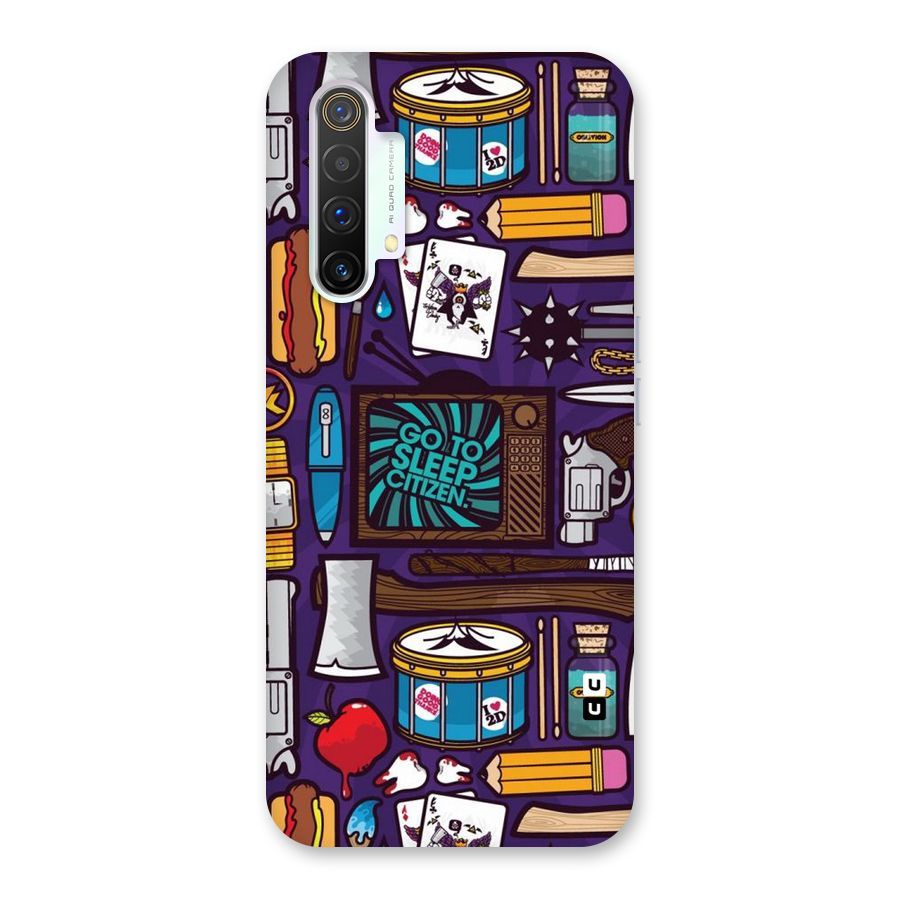 Go To Sleep Back Case for Realme X3
