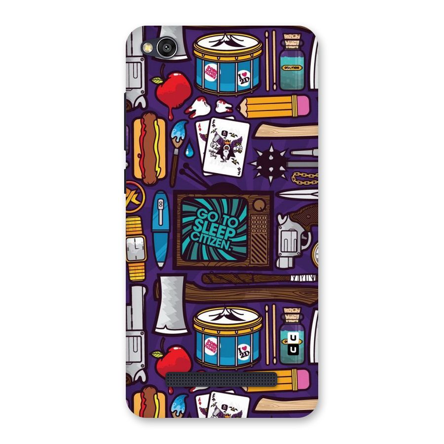Go To Sleep Back Case for Redmi 4A