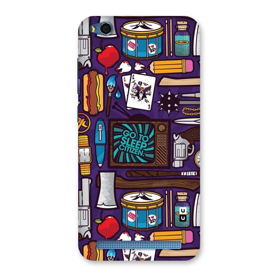 Go To Sleep Back Case for Redmi 5A