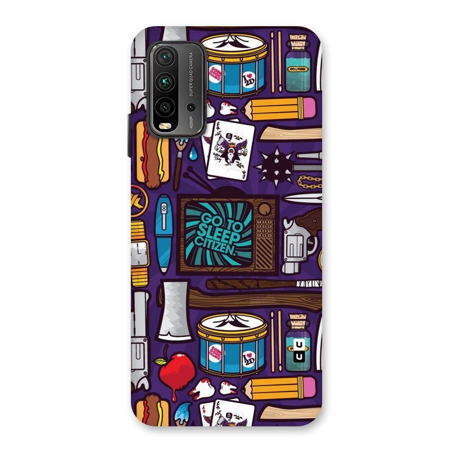 Go To Sleep Back Case for Redmi 9 Power