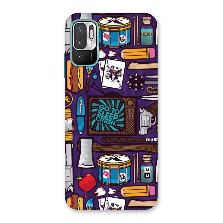 Go To Sleep Back Case for Redmi Note 10T 5G