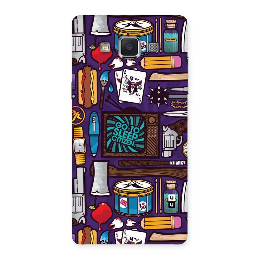 Go To Sleep Back Case for Samsung Galaxy A5