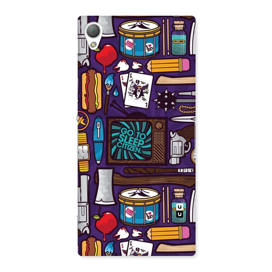 Go To Sleep Back Case for Sony Xperia Z3