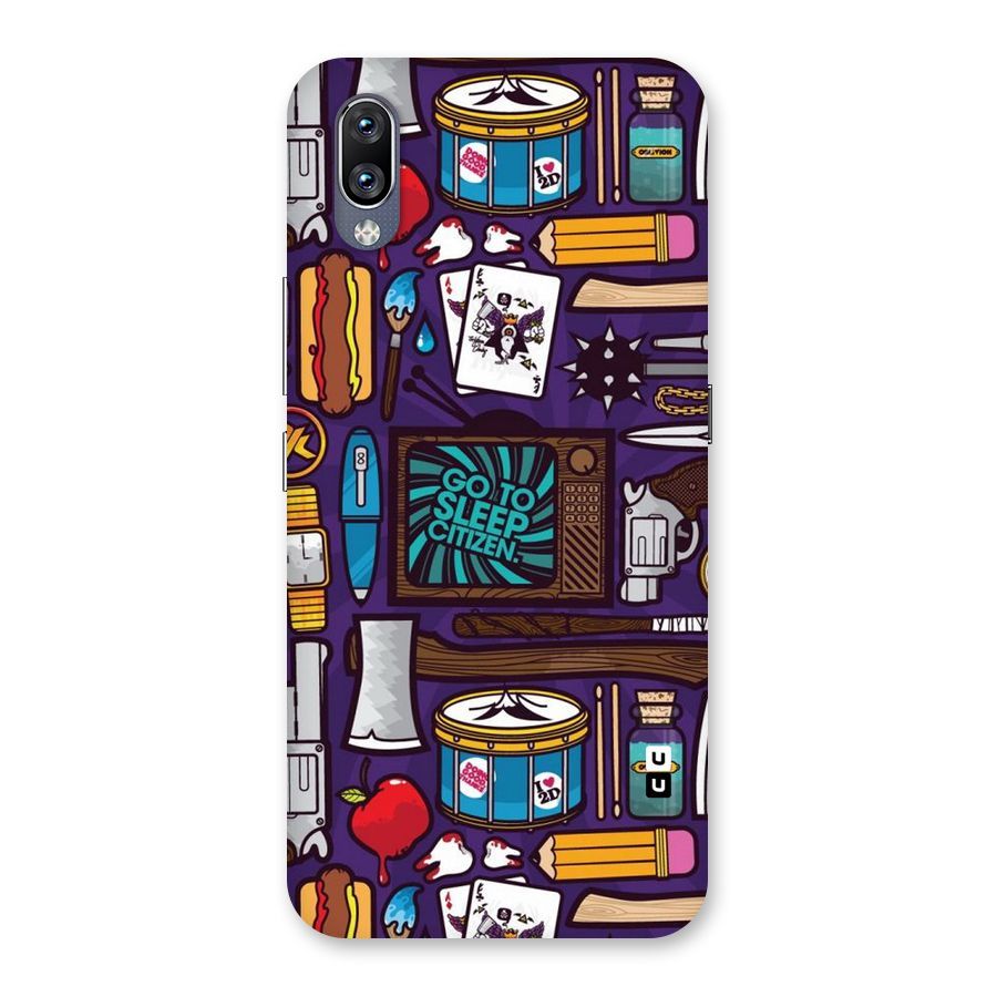 Go To Sleep Back Case for Vivo NEX