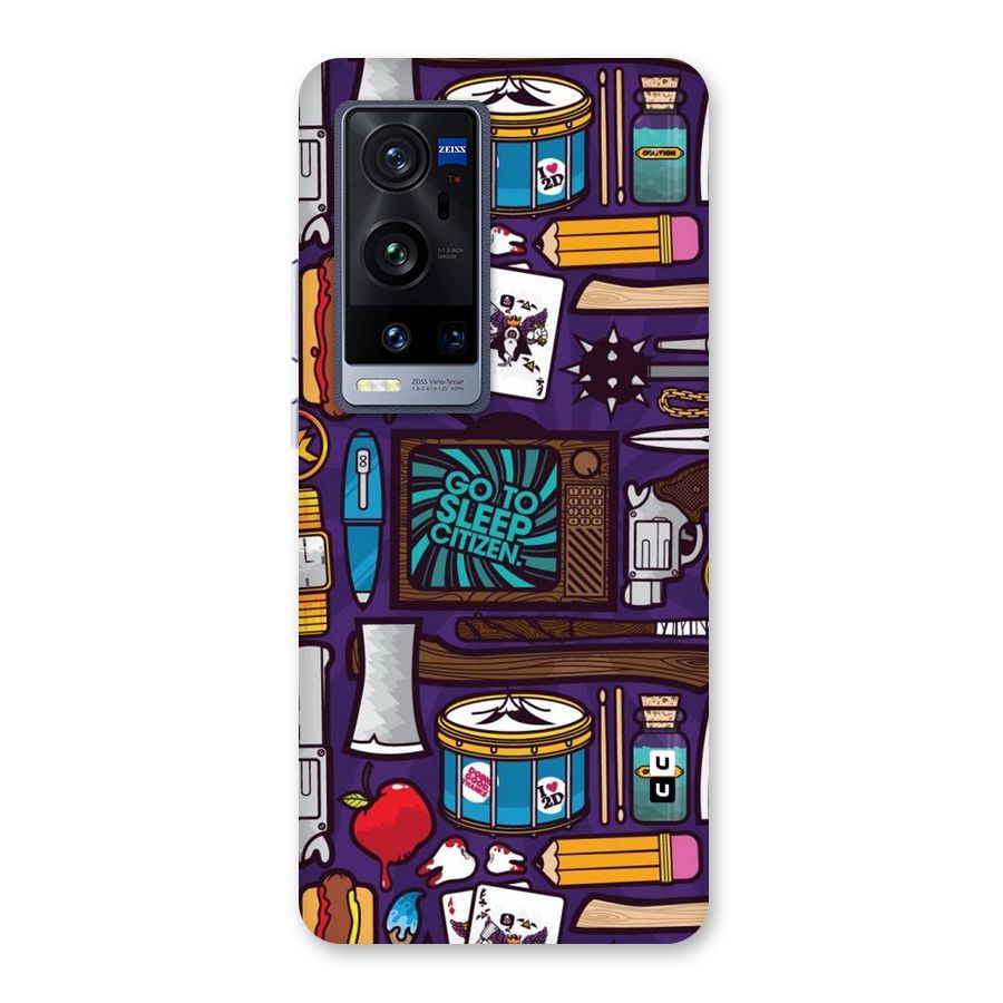 Go To Sleep Back Case for Vivo X60 Pro Plus