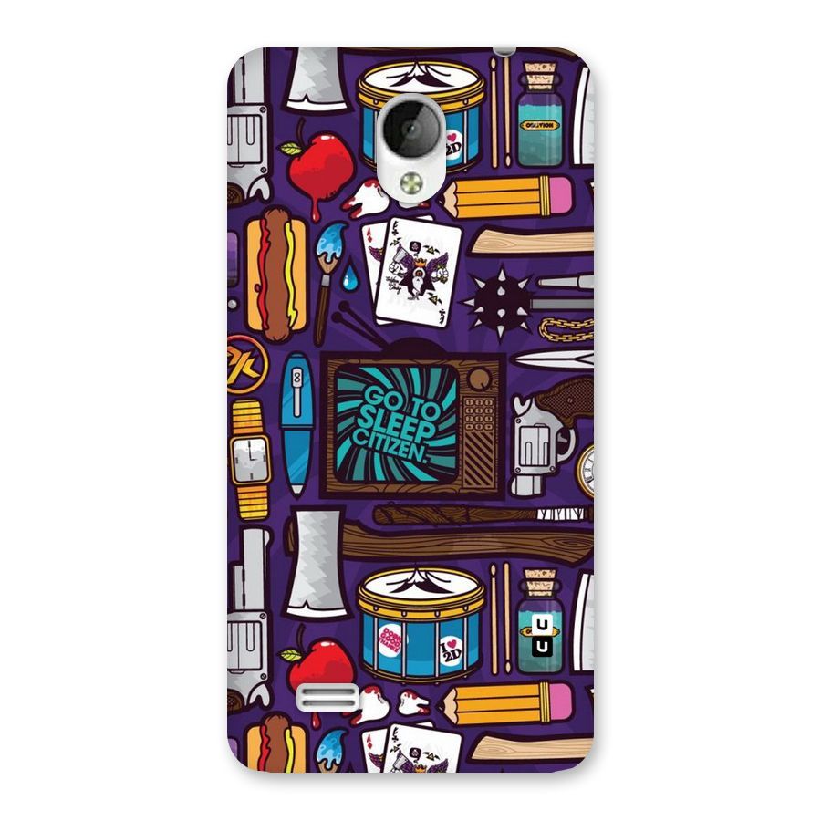 Go To Sleep Back Case for Vivo Y21