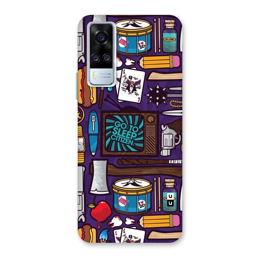 Go To Sleep Back Case for Vivo Y31