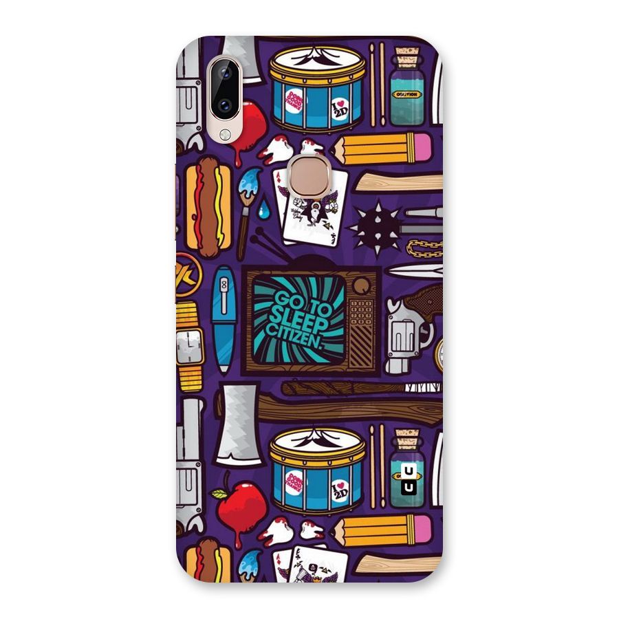 Go To Sleep Back Case for Vivo Y83 Pro