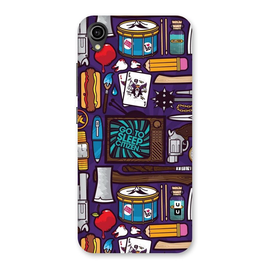 Go To Sleep Back Case for Vivo Y90