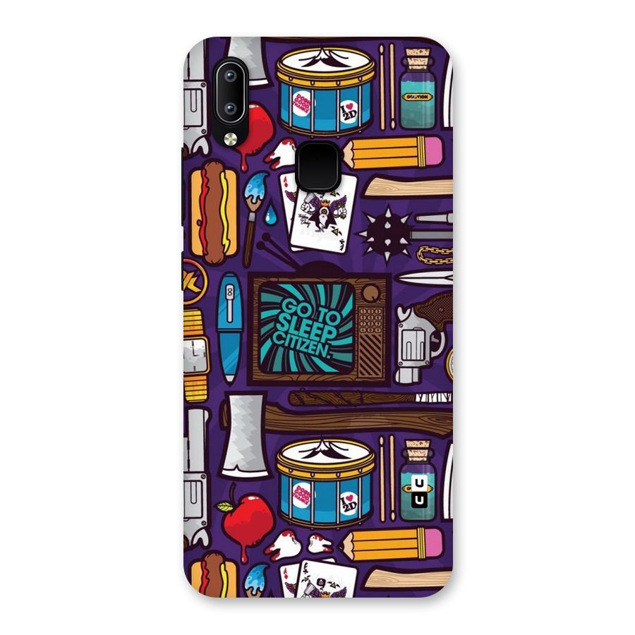 Go To Sleep Back Case for Vivo Y93
