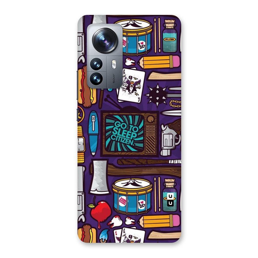 Go To Sleep Back Case for Xiaomi 12 Pro