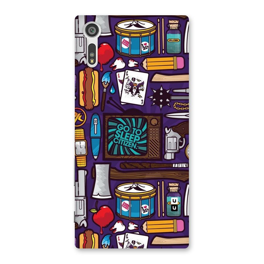 Go To Sleep Back Case for Xperia XZ