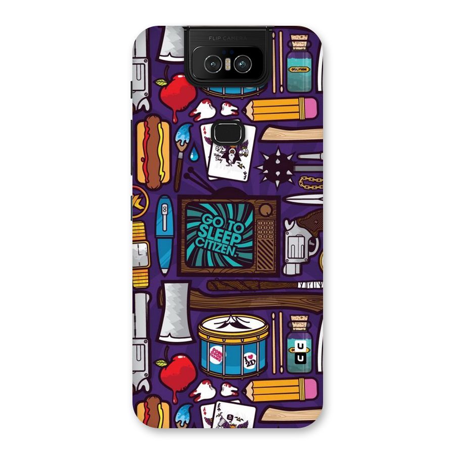 Go To Sleep Back Case for Zenfone 6z