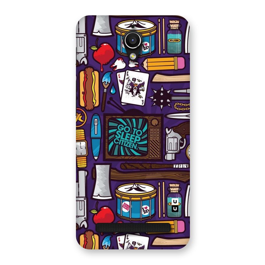 Go To Sleep Back Case for Zenfone Go
