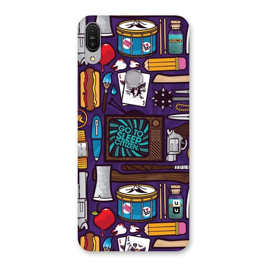Go To Sleep Back Case for Zenfone Max Pro M1