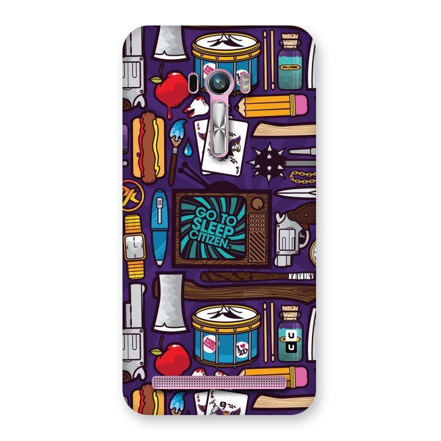 Go To Sleep Back Case for Zenfone Selfie