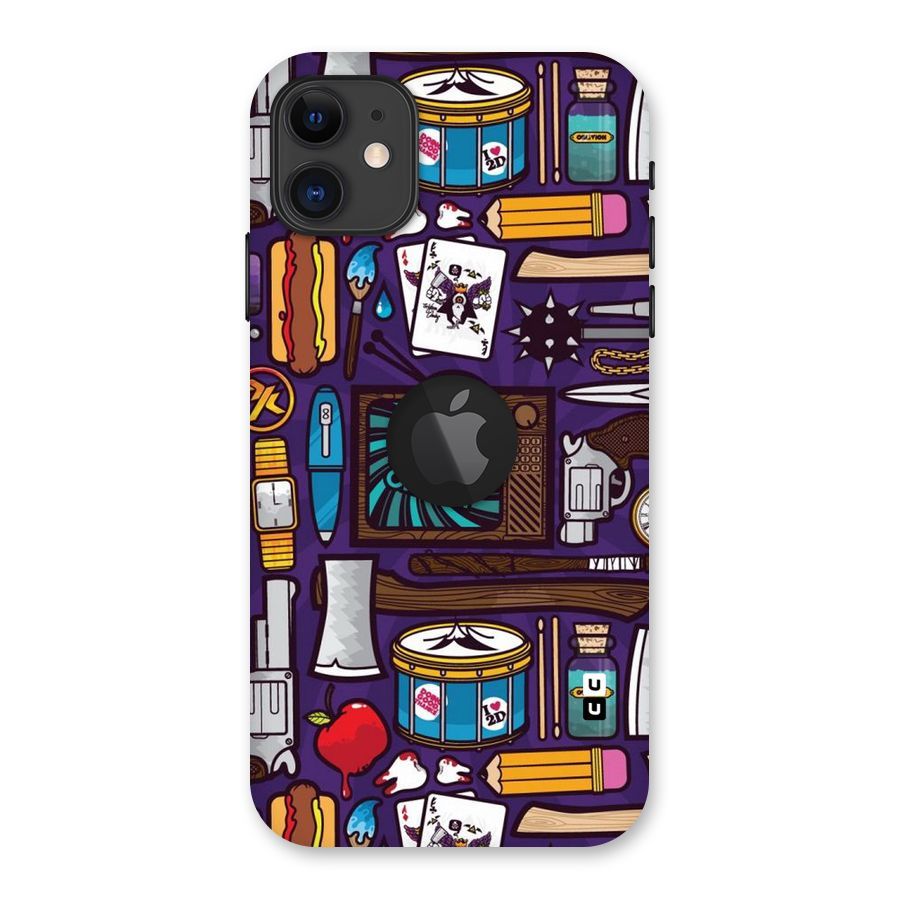 Go To Sleep Back Case for iPhone 11 Logo Cut