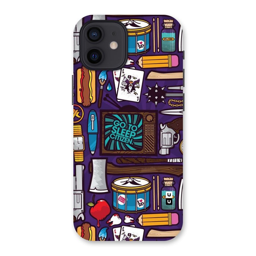 Go To Sleep Back Case for iPhone 12