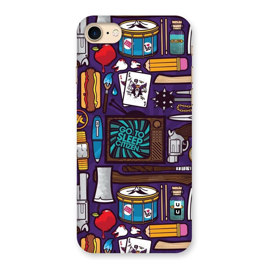 Go To Sleep Back Case for iPhone 7