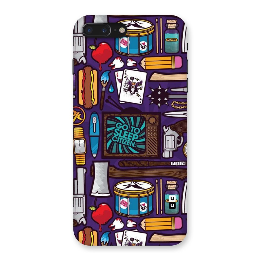 Go To Sleep Back Case for iPhone 7 Plus