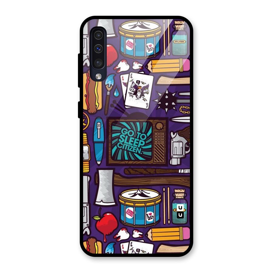 Go To Sleep Glass Back Case for Galaxy A30s