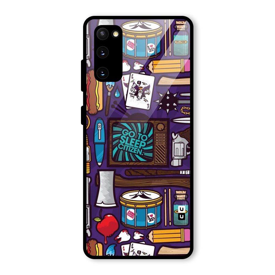 Go To Sleep Glass Back Case for Galaxy S20 FE 5G