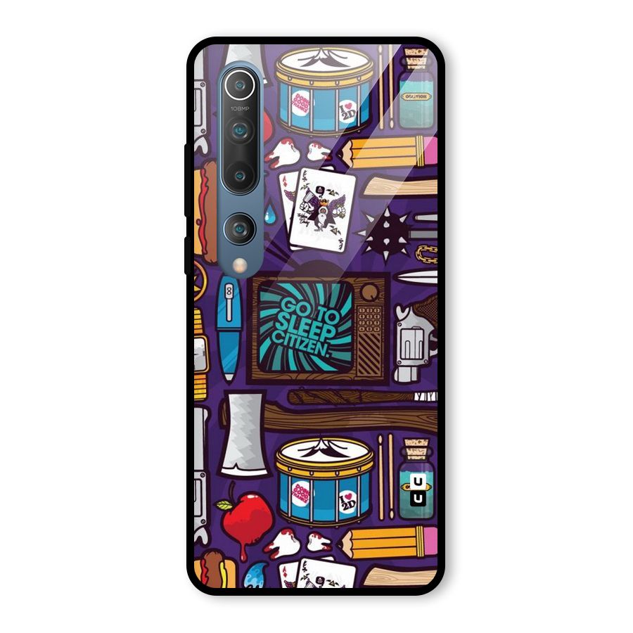 Go To Sleep Glass Back Case for Mi 10