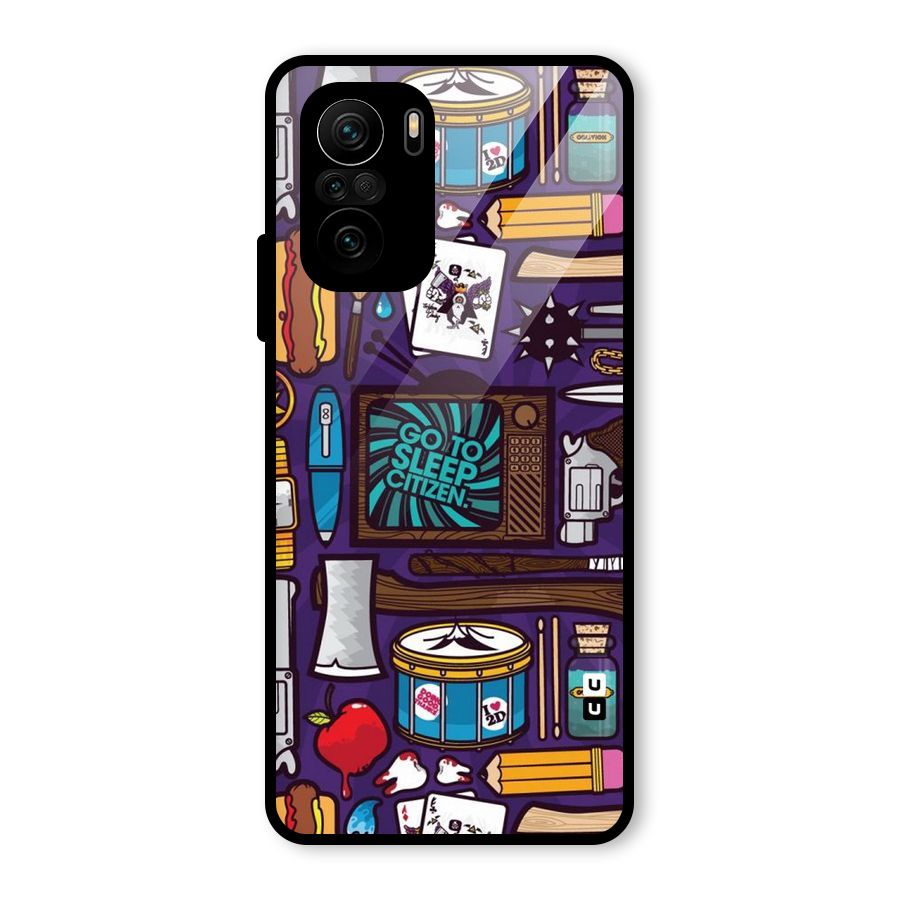 Go To Sleep Glass Back Case for Mi 11X Pro