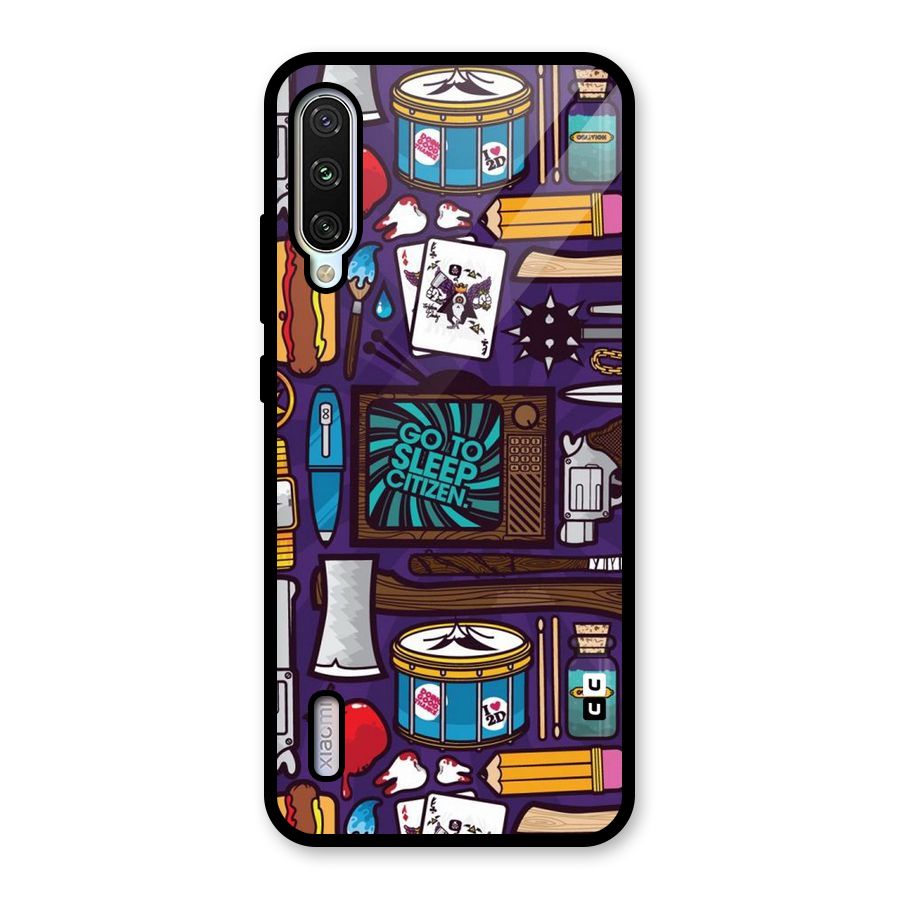 Go To Sleep Glass Back Case for Mi A3