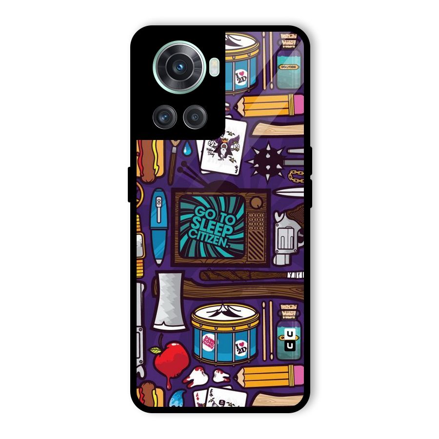 Go To Sleep Glass Back Case for OnePlus 10R